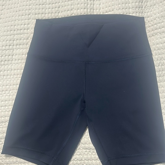 lululemon athletica Pants - lululemon, navy blue size 10 biker shorts